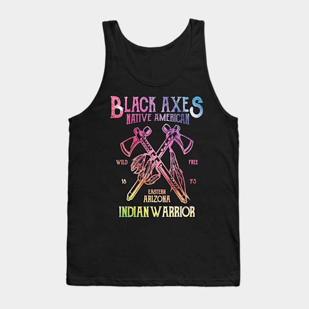 Black Axes Tank Top by CRD Branding